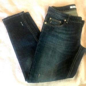 Department 5 Denim Ankle Length Distressed Jeans